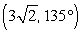 Convert the point to exact rectangular coordinates.