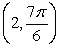 <strong>Convert the point to exact polar coordinates. Assume 0 \le \theta \le 2 \pi . </strong> A) B) C) D)