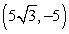 <strong>Convert the point to exact rectangular coordinates. </strong> A) B) C) D)
