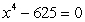 Find all complex solutions to the equation.Write answers in rectangular form.