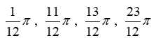 <strong>Solve the given trigonometric equation exactly over the interval, 0 \le \theta \le 2 \pi . </strong> A) B) C) D)