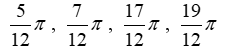 <strong>Solve the given trigonometric equation exactly over the interval, 0 \le \theta \le 2 \pi . </strong> A) B) C) D)