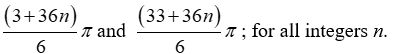 <strong>Solve the given trigonometric equation exactly for all reals. </strong> A) B) C) D)