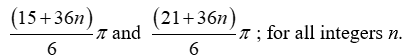 <strong>Solve the given trigonometric equation exactly for all reals. </strong> A) B) C) D)