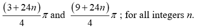 <strong>Solve the given trigonometric equation exactly for all reals. </strong> A) B) C) D)