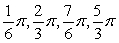 <strong>Solve the given trigonometric equation exactly over the interval, 0 \le \theta \le 2 \pi . </strong> A) B) C) D)