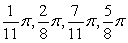 <strong>Solve the given trigonometric equation exactly over the interval, 0 \le \theta \le 2 \pi . </strong> A) B) C) D)