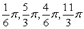 <strong>Solve the given trigonometric equation exactly over the interval, 0 \le \theta \le 2 \pi . </strong> A) B) C) D)