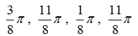 <strong>Solve the given trigonometric equation exactly over the interval, 0 \le \theta \le 2 \pi . </strong> A) B) C) D) none of the above