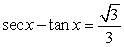 <strong>Solve the given trigonometric equation exactly over the interval, 0 \le x \le 2 \pi . </strong> A) B) C) D)