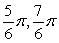 <strong>Solve the given trigonometric equation exactly over the interval, 0 \le x \le 2 \pi . </strong> A) B) C) D)