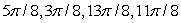 <strong>Solve the given trigonometric equation exactly over the interval, 0 \le x \le 2 \pi . </strong> A) B) C) D)