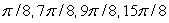 <strong>Solve the given trigonometric equation exactly over the interval, 0 \le x \le 2 \pi . </strong> A) B) C) D)