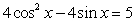 <strong>Solve the given trigonometric equation exactly over the interval, 0 \le x \le 2 \pi . </strong> A) B) C) D)