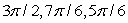 <strong>Solve the given trigonometric equation exactly over the interval, 0 \le x \le 2 \pi . </strong> A) B) C) D)