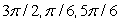 <strong>Solve the given trigonometric equation exactly over the interval, 0 \le x \le 2 \pi . </strong> A) B) C) D)