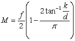 The horizontal movement of a point that is k kilometers away from an earthquake's fault line can be estimated with Where M is the movement of the point in meters, f is the total horizontal displacement occurring along the fault line, k is the distance of the point from the fault line, and d is the depth in kilometers of the focal point of the earthquake. If an earthquake produced a displacement, f, of 2.8 meters and the depth of the focal point was 1.2 kilometers, then what is the movement, M , of a point that is 11.3 kilometers from the fault line? Round to 2 decimal places.