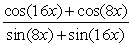 Simplify the trigonometric expression  