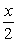 Use a half-angle identity to find tan     if csc x =     and     . Give the exact answer. Do not rationalize the denominator.