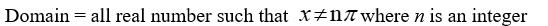 <strong>State the domain of the function. Y = tan </strong> A) B) C) D)