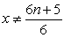 Domain = all real number such that where n is an integer Range = all real numbers