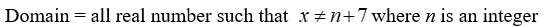 <strong>State the domain of the function. Y = tan </strong> A) B) C) D)