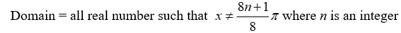 <strong>State the domain and range of the function. Y = cot </strong> A) B) C) D)