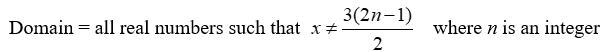 <strong>State the domain of the function. Y = </strong> A) B) C) D)