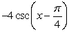 Graph the function y = , .