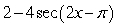Graph the function y =      ,     .