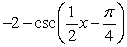 Graph the function y =      ,     .