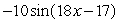State the amplitude, period, and phase shift of the function. Y =