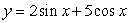 Sketch the graph of the function , over the interval .