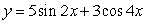 Sketch the graph of the function      , over the interval     .