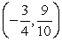 The terminal side of an angle θ in standard position passes through the point . Calculate the value of cos θ.