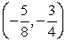 The terminal side of an angle θ in standard position passes through the point . Calculate the value of tan θ.
