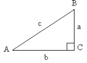 Solve right triangle ABC if A = 25° and c = 19.3 yd. Round lengths to one decimal place.