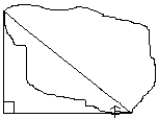 Distance across a pond. Monica can determine the distance across a pond without physically measuring it. She marks off a right triangle on the edge of the pond and calculates the distance across it using a trigonometric function. If Monica determines that one of the acute angles of the right triangle is 52°, and the side adjacent to the angle is 1360 ft, what is the distance across the pond? Round your answer to one decimal place. 1360 ft 52°
