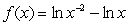 If , then . Use the property to find the derivative of
