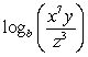 <strong>Write the expression as a sum or difference of logarithms. </strong> A) 7log<sub>b </sub>x + log<sub>b </sub>y - 3log<sub>b</sub>z B) 7log<sub>b </sub>x + log<sub>b </sub>y + 3log<sub>b</sub>z C) 7log<sub>b </sub>x - log<sub>b </sub>y - 3log<sub>b</sub>z D)
