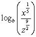 <strong>Write the expression as a sum or difference of logarithms. </strong> A) B) C) D)