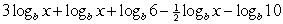 <strong>Write the expression as a sum or difference of logarithms. </strong> A) B) C) D)