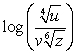 <strong>Write the expression as a single logarithm. 4log u - log v - 6log z</strong> A) B) C) D)