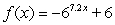 State the domain and range for the function. Express in interval notation.   
