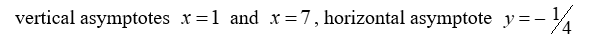 <strong>For the rational function , find all vertical and horizontal asymptotes.</strong> A) B) C) D)