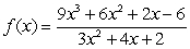 For the rational function , find the equation of the slant asymptote.