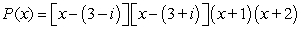 <strong>Factor the polynomial as a product of linear factors. </strong> A) B) C) D)