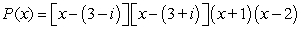 <strong>Factor the polynomial as a product of linear factors. </strong> A) B) C) D)