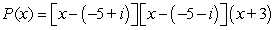 <strong>Factor the polynomial as a product of linear factors. </strong> A) B) C) D)