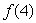For the polynomial , use synthetic division to find .